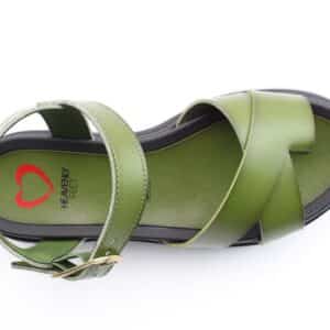 FLATFORM SANDALS TEMPLE GREEN FLATFORM SANDALS TEMPLE GREEN