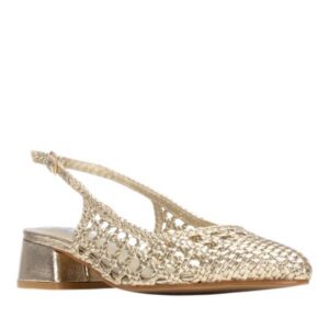 MID HEEL SLINGBACK 145430 XTI GOLD MID HEEL SLINGBACK 145430 XTI GOLD
