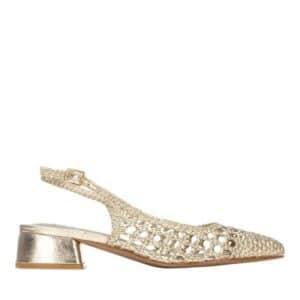 MID HEEL SLINGBACK 145430 XTI GOLD MID HEEL SLINGBACK 145430 XTI GOLD