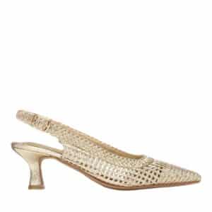 MID HEEL SLINGBACK 145432 XTI GOLD MID HEEL SLINGBACK 145432 XTI GOLD